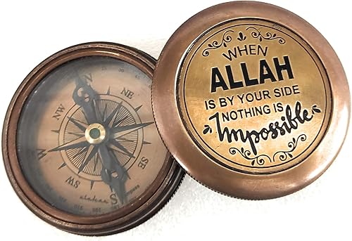 Miniatura 2 de Regalo islámico para hombres, mujeres y niños  Brújula de Qibla - ALLAH Takwa Sunnah Ideas de regalos musulmanes Ramadán Eid Regalo Cumpleaños Salah