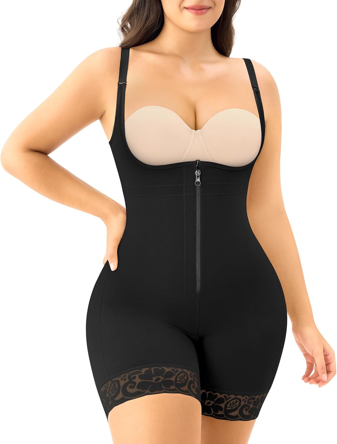 Eleady Full Body Shapewear for Women Fajas Colombianas Moldeadoras Overbust Postpartum Slimming Bodysuit Tummy Control