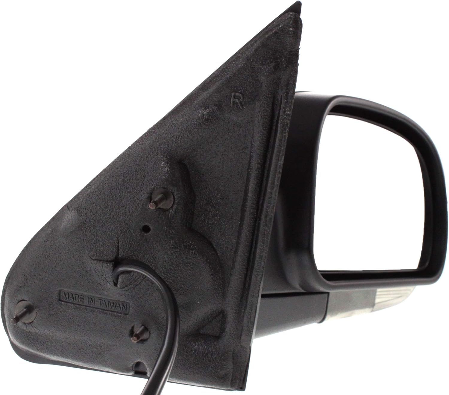 Kool Vue Passenger Side Power Heated Mirror for Chevrolet Trailblazer GMC Envoy 2002-2009 Power Fold With Signal Light; Without Memory Textured