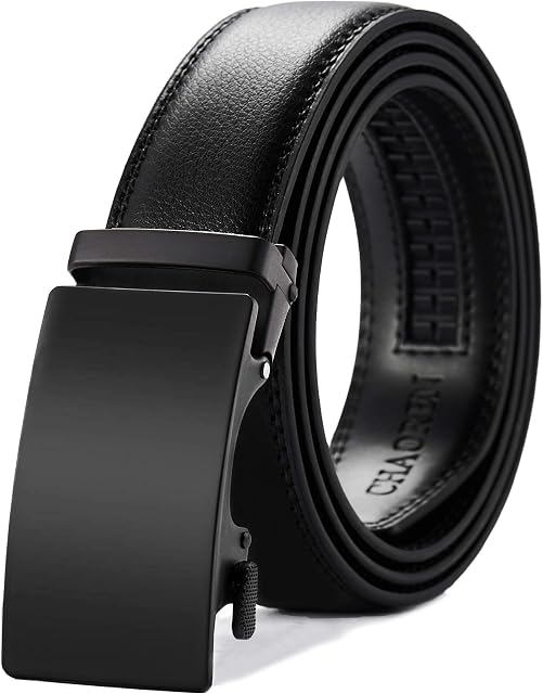 CHAOREN Ceintures en cuir pour hommes Ceinture à cliquet, Personnalisable (35mm)