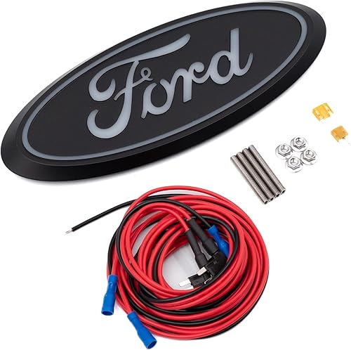 Miniatura 2 de Putco Emblema LED delantero iluminado 92701 para Ford Super Duty – Compatible con modelos Super Duty 2011-2025 sin cámara frontal.