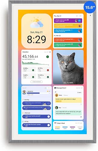 Apolosign 15.6-inch Digital Calendar, Smart Wall Planner with Calendar Sync,