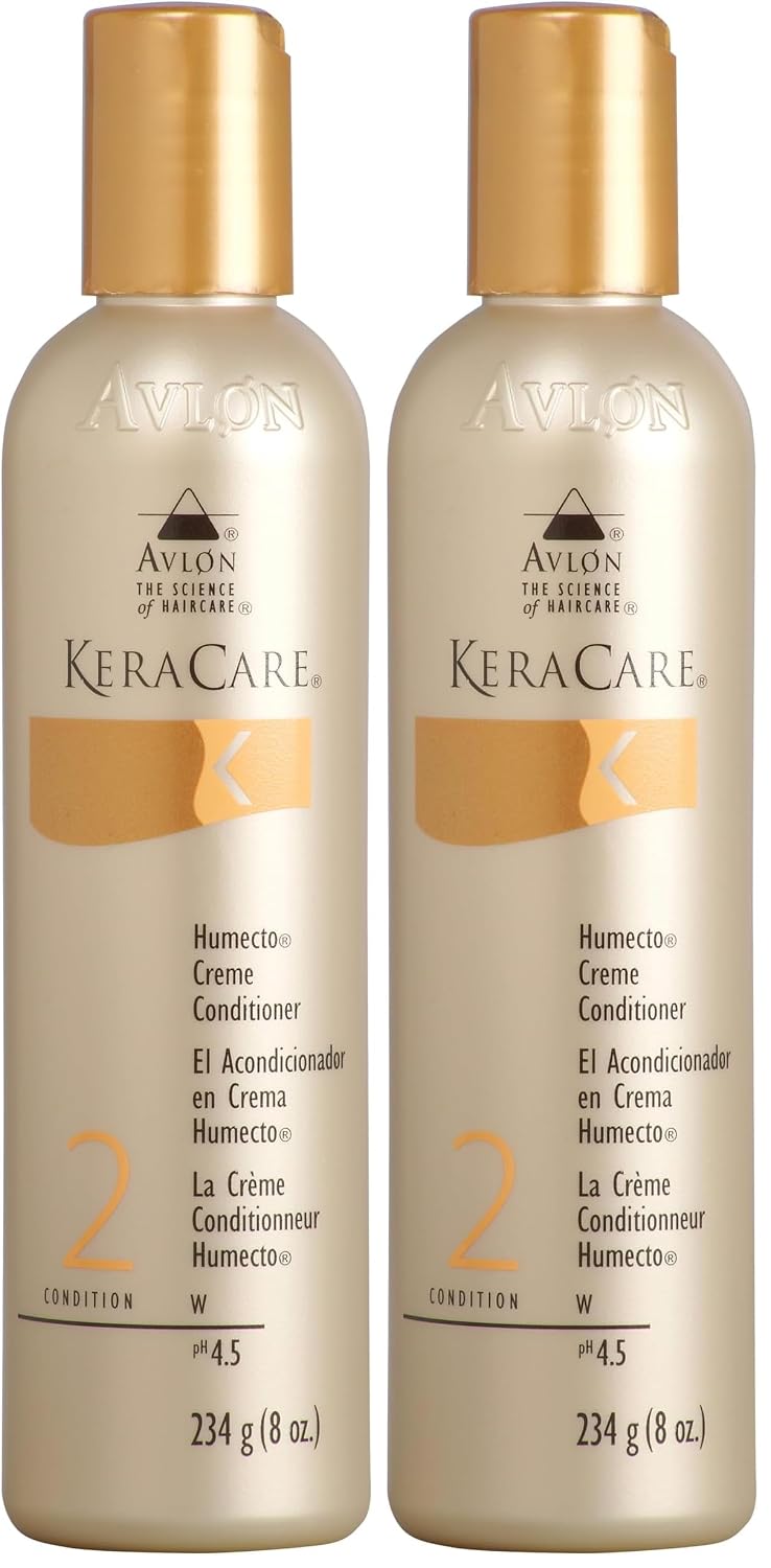 Keracare Humecto Creme Conditioner, 8 Oz (Pack of 2)