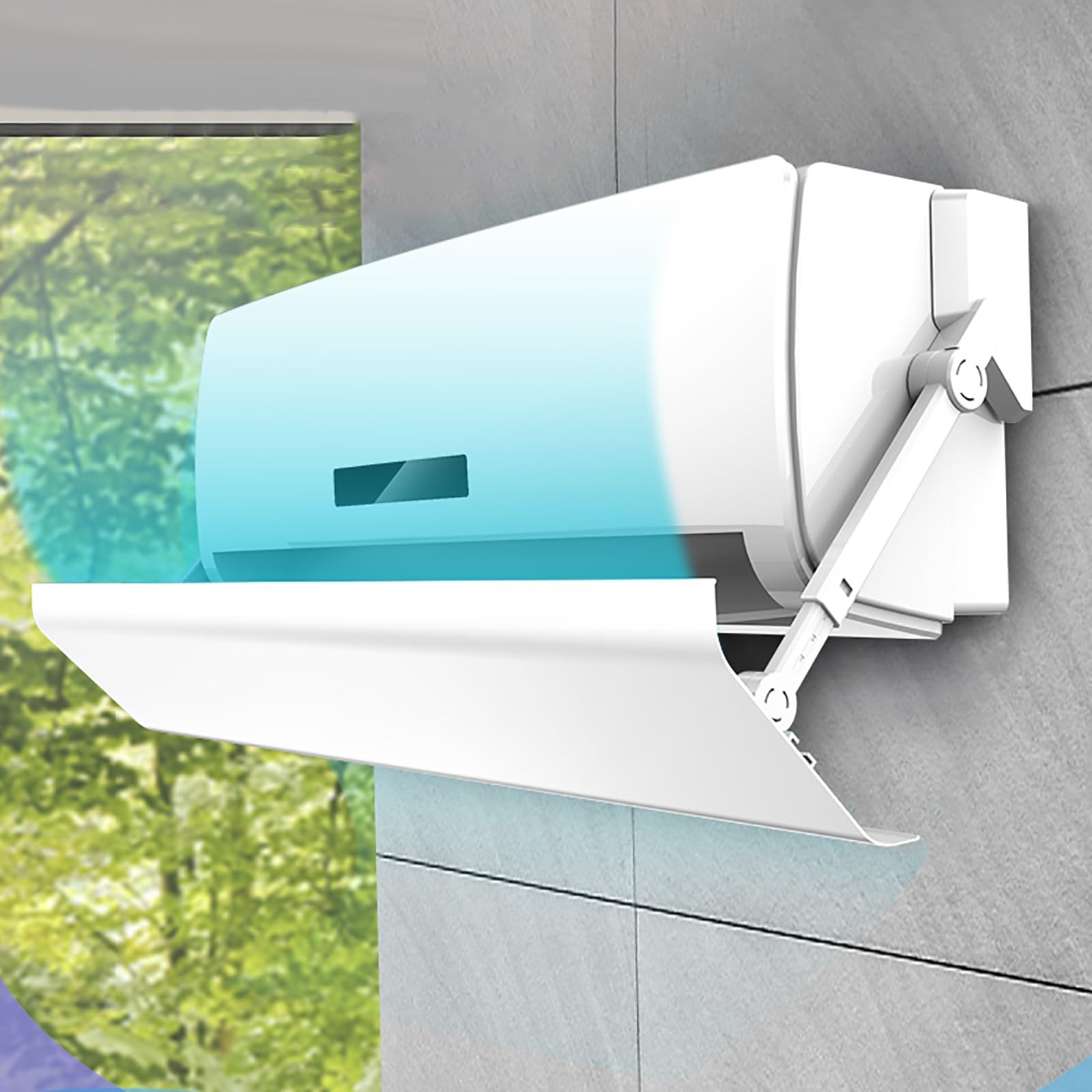 Deflektor klimatyzatora ABS montowany na ścianie 84-120cm