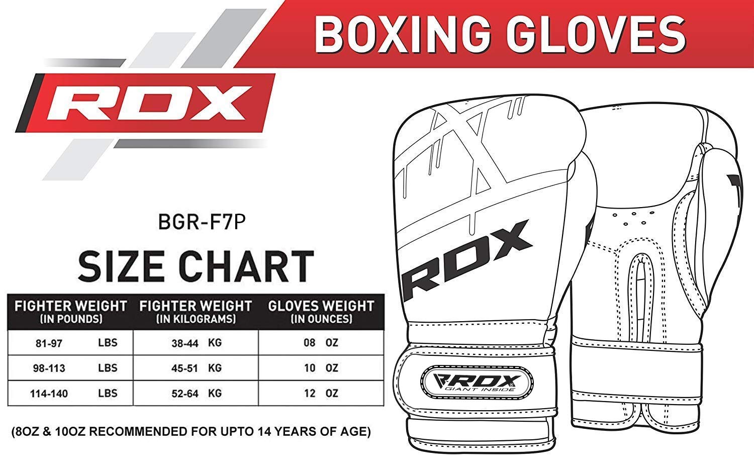 RDX Boxhandschuhe Damen Frauen, Muay Thai Kickboxen Sparring, Maya Hide Leder, Rosa Boxing Gloves Women, Boxsack Kampfsport MMA Training, Kickboxhandschuhe Sandsack Punchinghandschuhe, 8 10 12 Oz