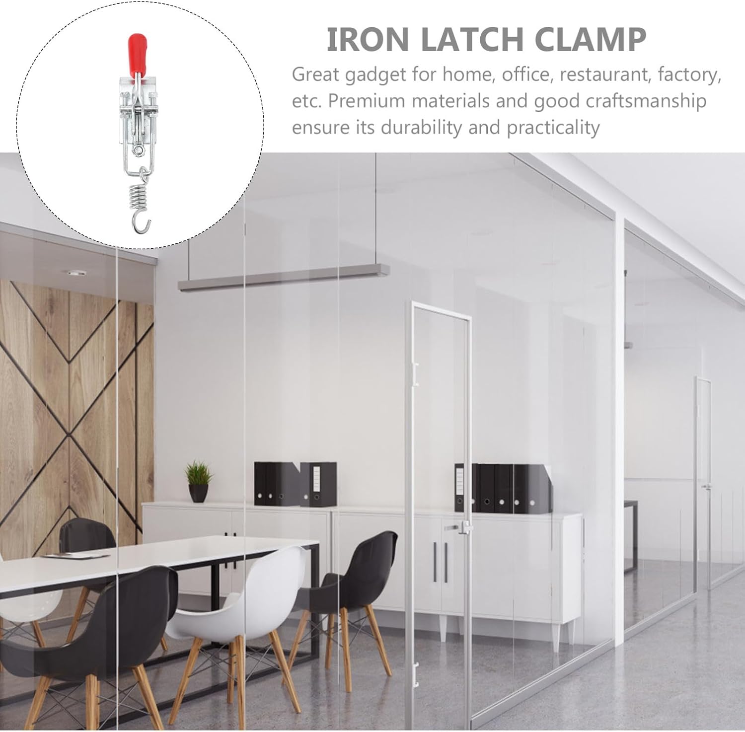 Stainless Steel Toggle Clamp Self-locking Fast Fixture Heavy Duty Toggle Catch Lock Style