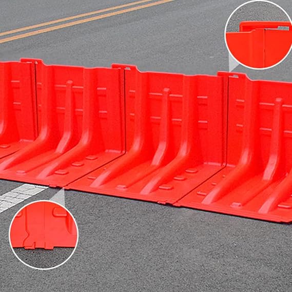 Flood Prevention Barriers,Emergency Flood Control Flood Prevention Water Baffle,90 Removable Flood Barrier L-Shaped Flood Barrier,for Underground Garage Supermarket,1pcs