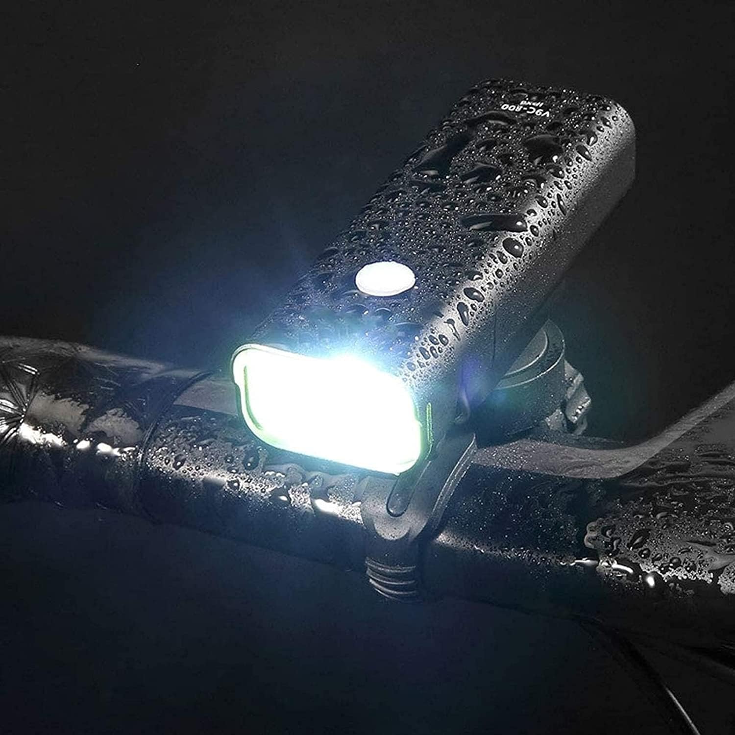 800 Lumens Bike Lights, USB Rechargeable Bicycle Lights, Super Bright LED Bike Lights for Night Riding, IPX6 Waterproof, Easy to Install for Men Women Kids Road Mountain Cycling