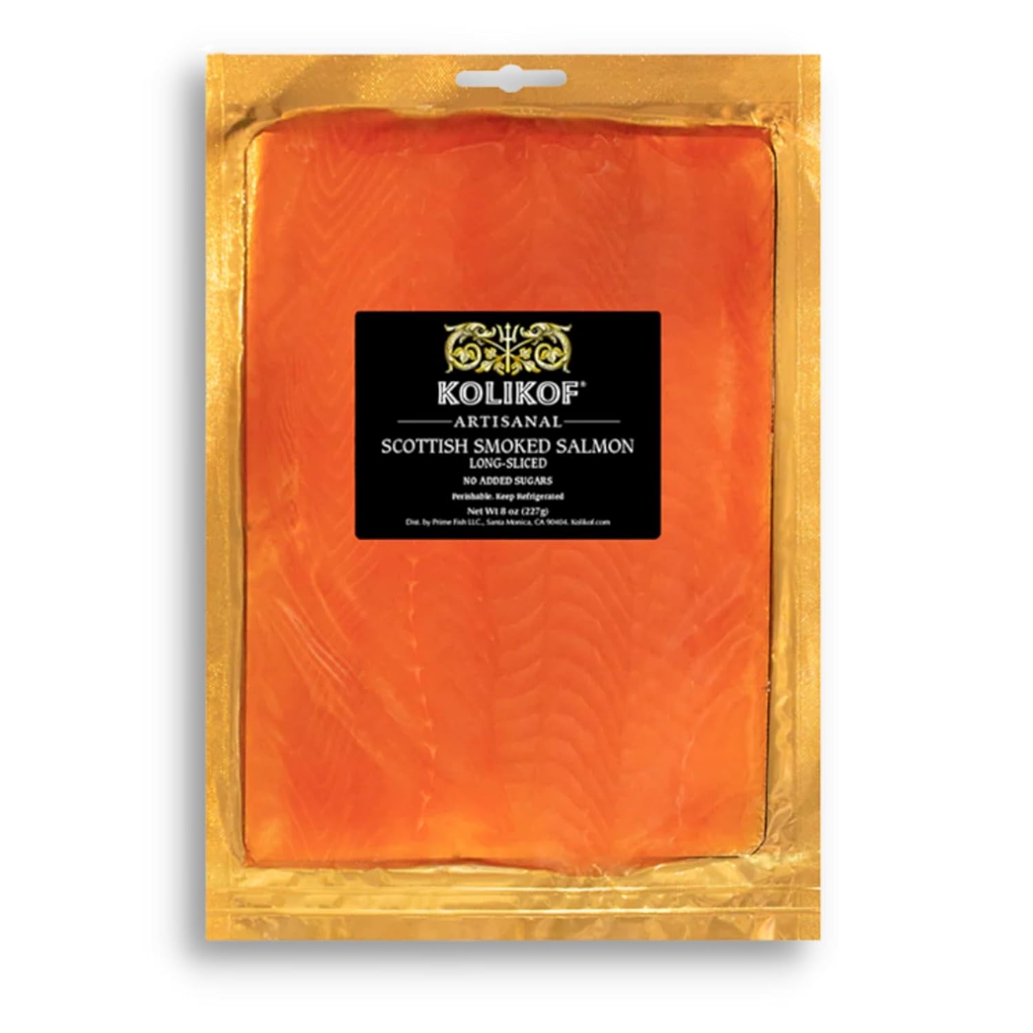 Scottish Smoked Salmon – Long Sliced 8oz.