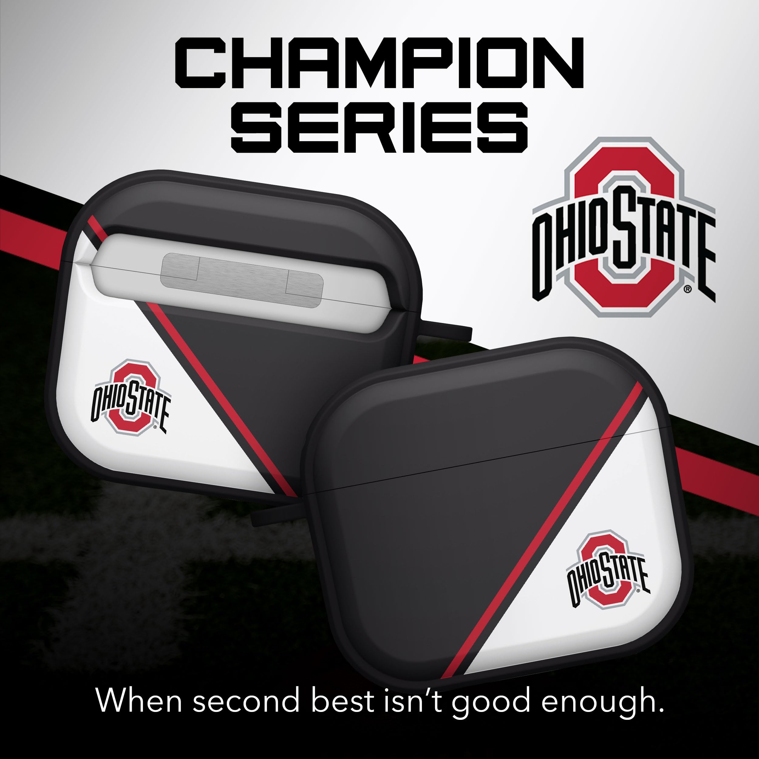 Affinity Bands Ohio State Buckeyes Champion Series HDX Case Cover Compatible with Apple AirPods Generation 3