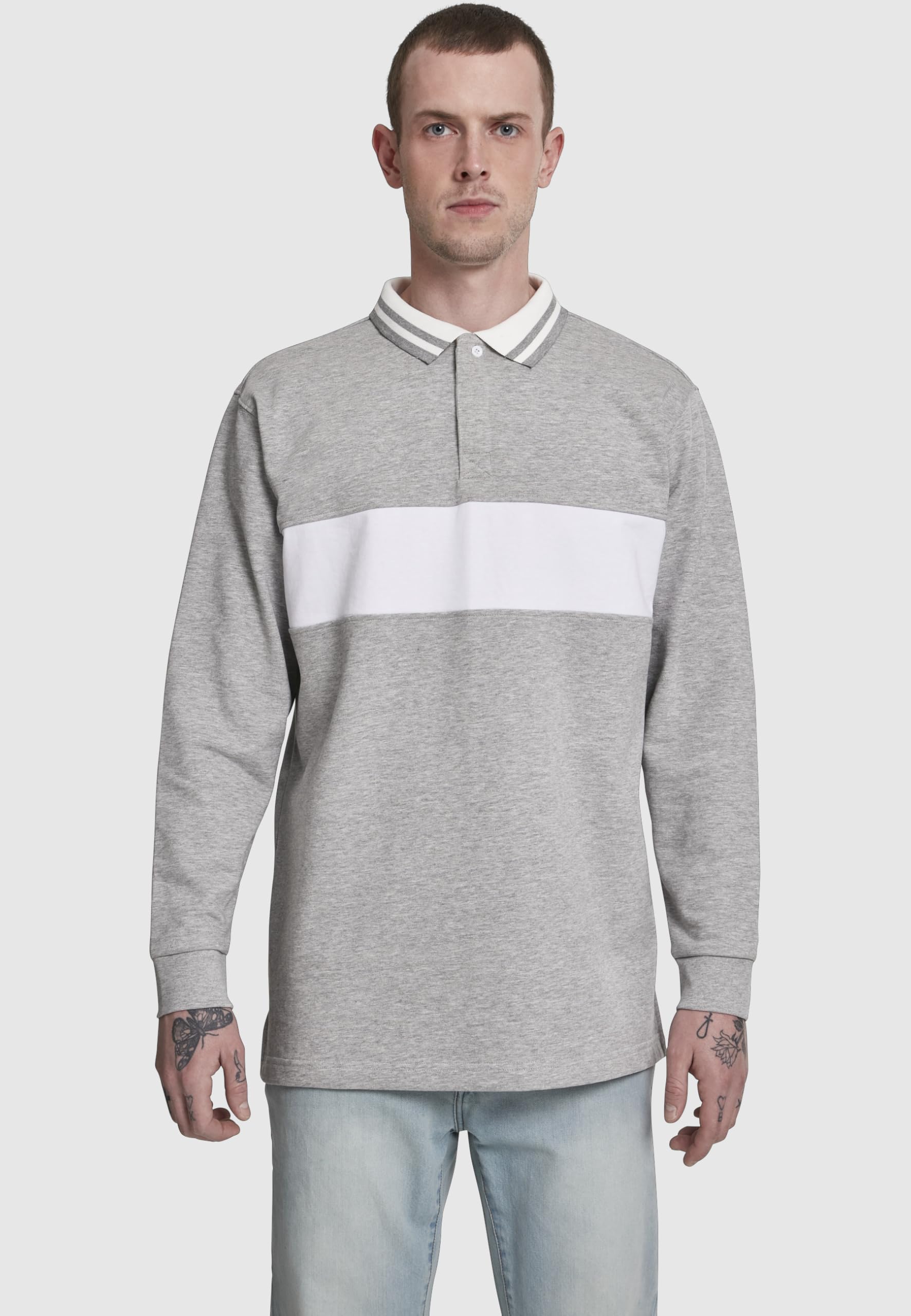 Urban Classics Koszulka Mężczyźni Rugby Panel Shirt
