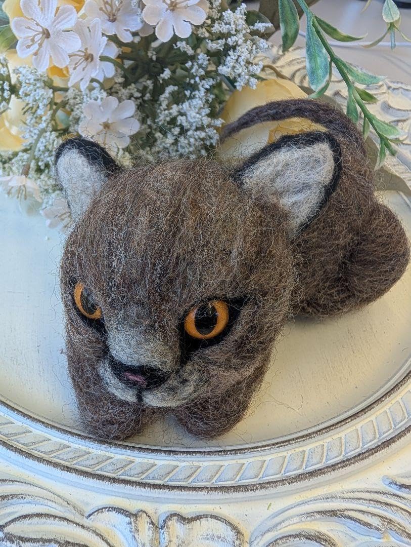 羊毛フェルト猫　【子守り猫ちゃん】 羊毛フェルト猫 【子守り猫ちゃん】 【公式通販】