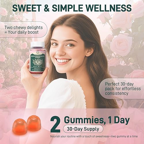 Miniatura 8 de Gomitas de equilibrio femenino prémium para la salud y el bienestar de la mujer, apoyo inmunológico, veganas, sin gluten y halal, piña hawaiana, 60