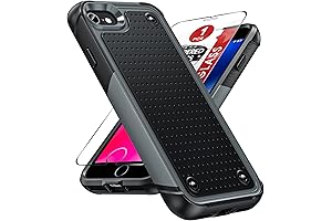 LeYi Grey Dual Layer Case for iPhone SE/8/7