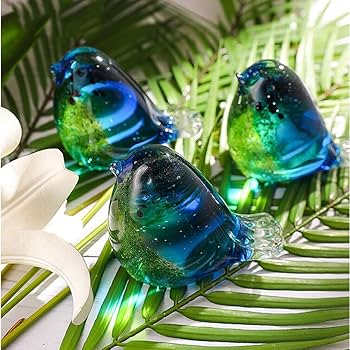 ガラス 置物 インテリア 鳥 アンティーク 鳥 ガラス 置物 オブジェ アンティーク 赤 ゴールド 北欧ガラス