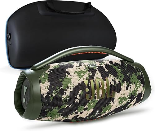 Miniatura 9 de JBL Boombox 3 - Paquete de altavoz Bluetooth portátil con divvi! Funda protectora rígida - Negro