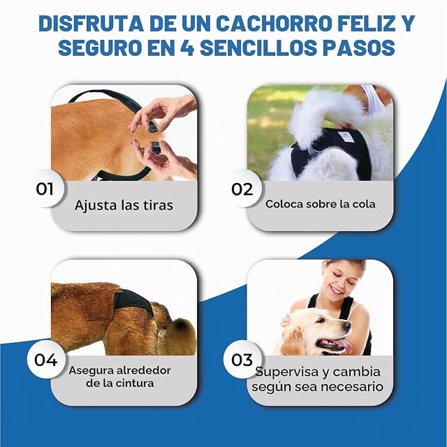Foto 4 de 7 de TRIXIE Braguitas Protectoras para Perros