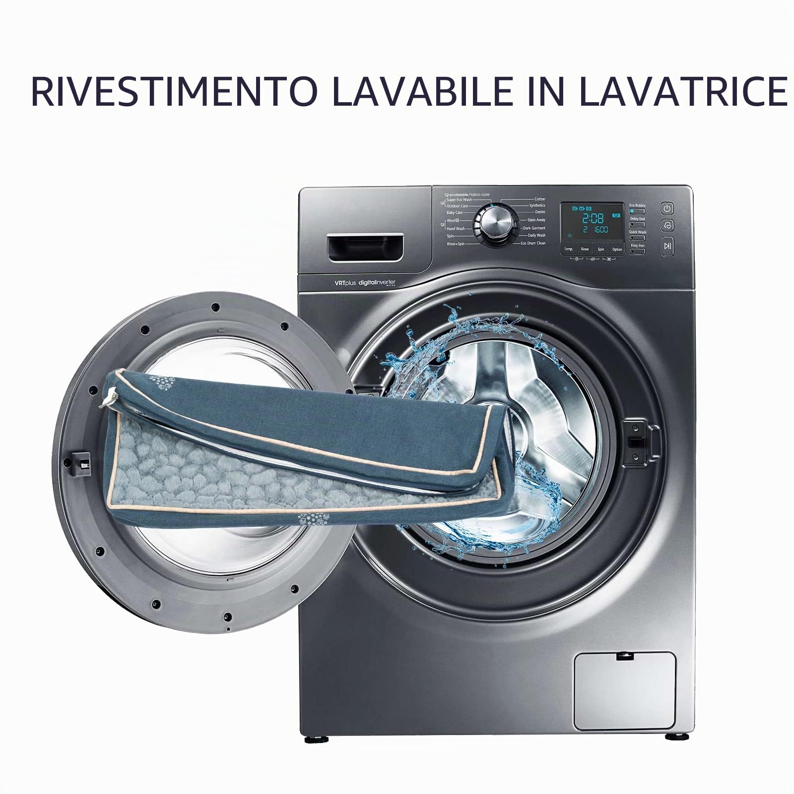 VANKEAN Tappetino per Cuccia per Cani e Gatti Reversibile Lavabile