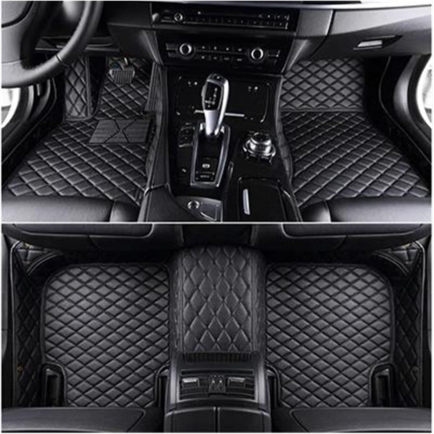 Car Mats Custom 3D Full Coverage Car Floor Mats For Chevy For Malibu 2016-2022 Interior Accessories Carpet Non Slip Car Floor Mat(Carbon Fiber 4Pcs)