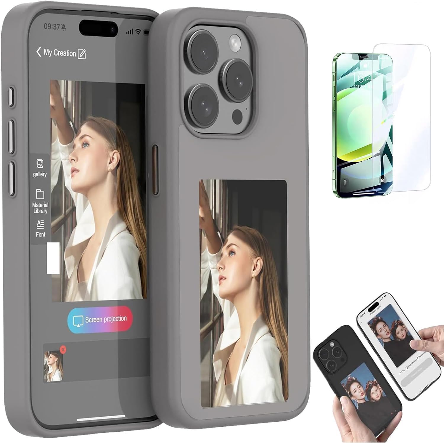 Amazon.co.jp: CAVAJP NFC E-Ink スマートフォンケース - iPhone13/14