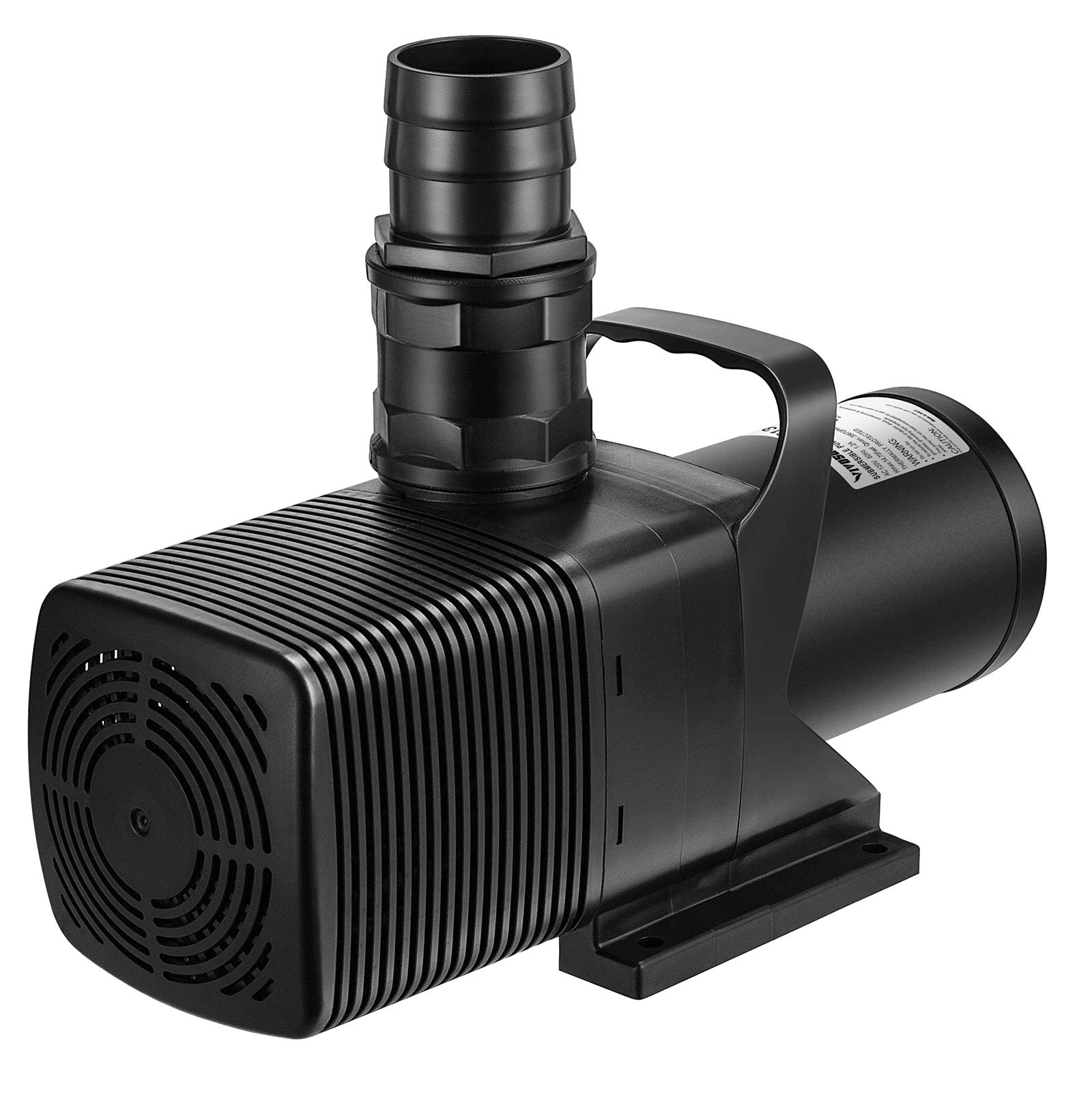 3567 GPH Submersible Water Pump, 130W Pond Pump, Ultra Quiet Aquarium Pump with 14.8FT Lift Height for Pond, Waterfall, Fish Tank, Statuary, Hydroponic