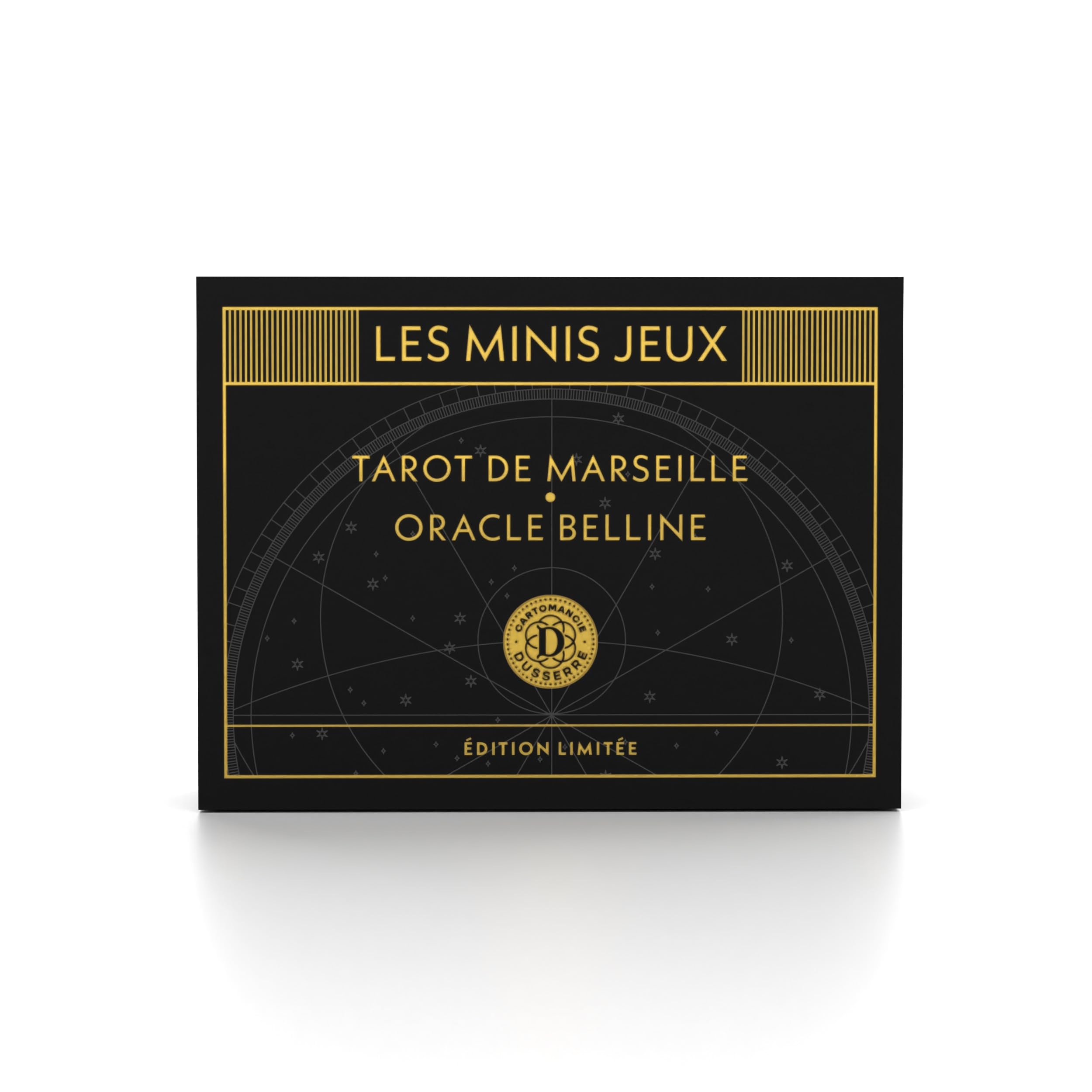 Dusserre – Minis Tarot-Spiele Marseiller & Oracle Belline | Sammelbox Cartomancie | Limitierte Edition | Orakel und Tarot Wahrsagerei | Hartschale