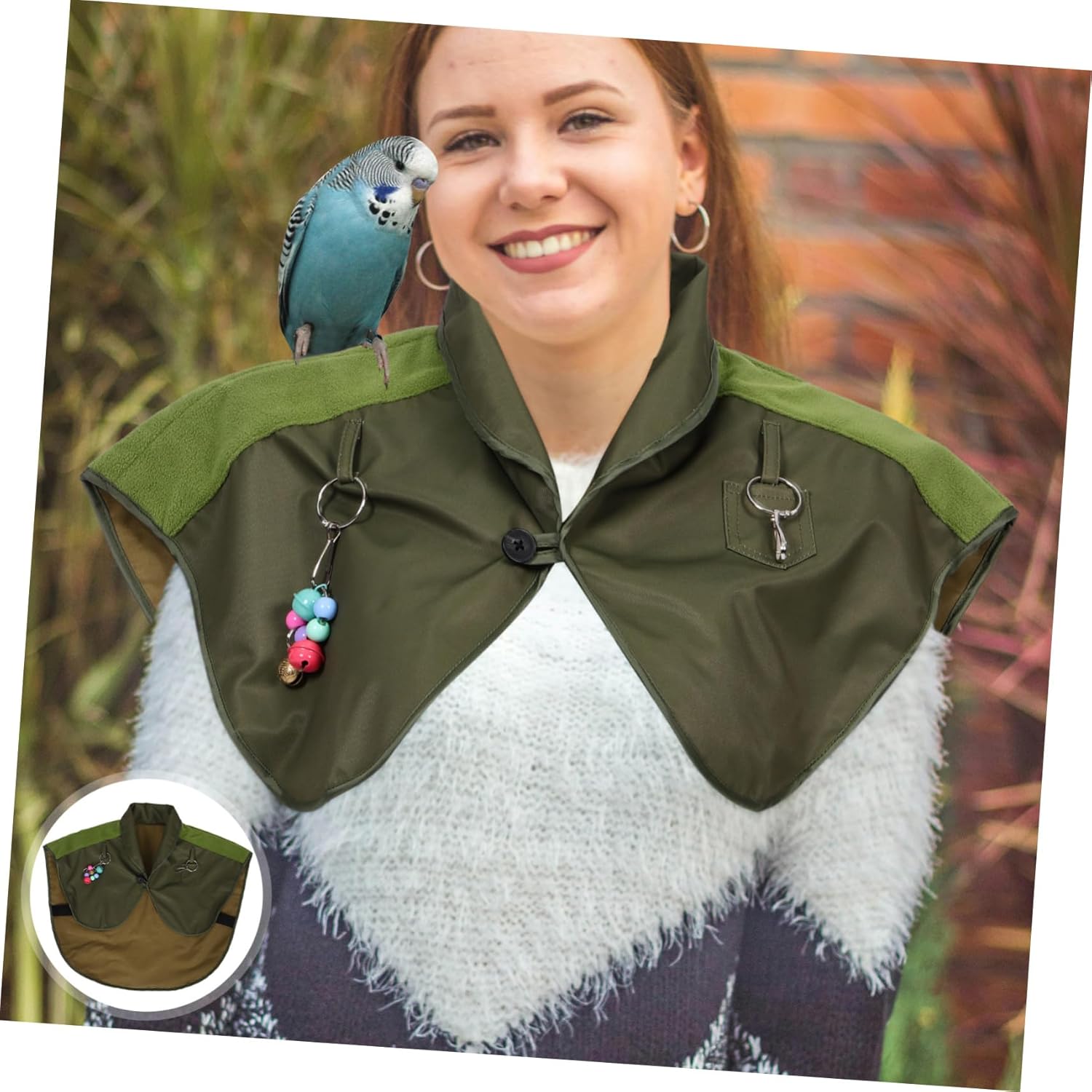 BESPORTBLE Shoulder Pad Parrot Scratch Protector Pet Bird Accessory Comfortable Breathable