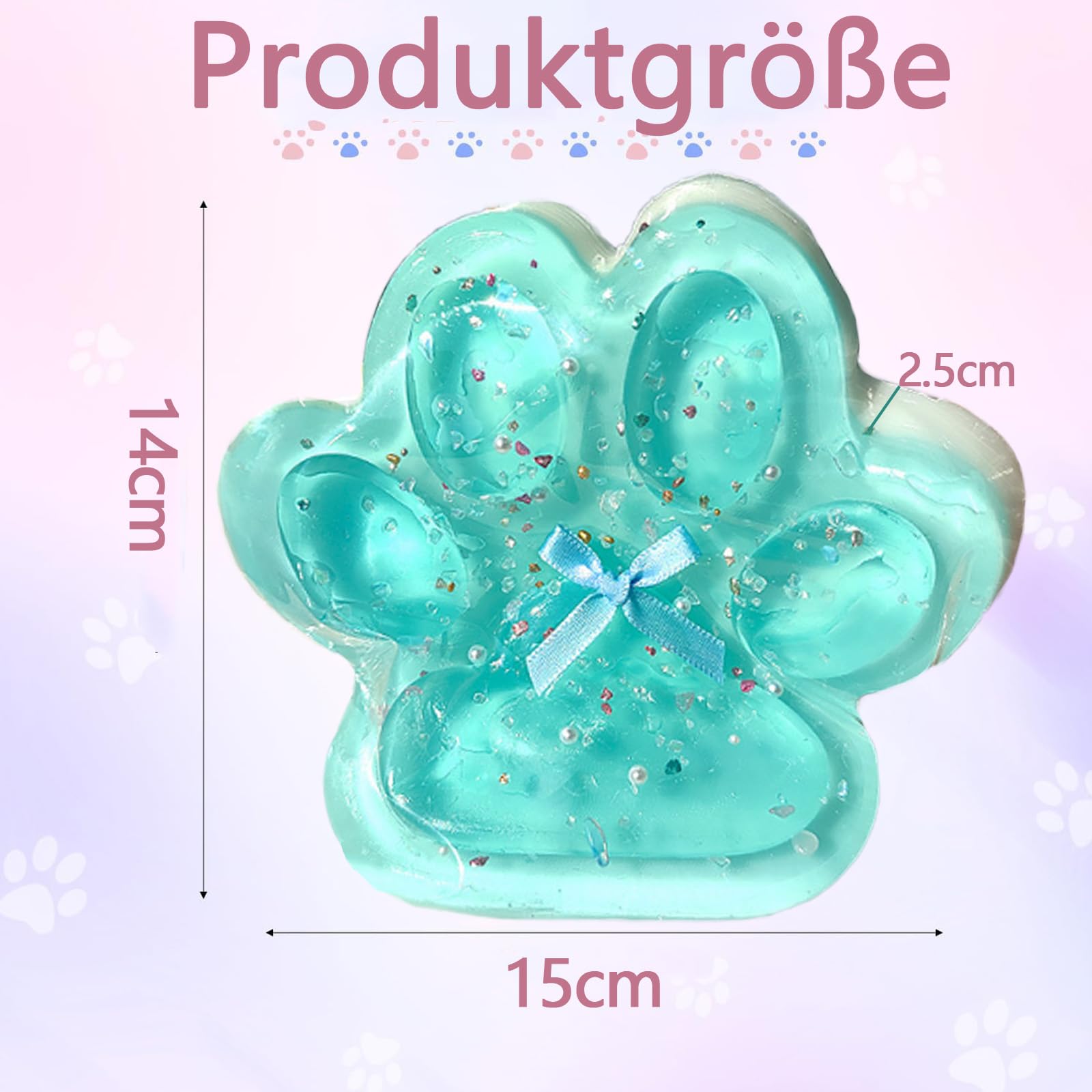 Squishy Katzenpfoten Spielzeug – 13,5 Cm Großer Stressball Aus TPR, Weich & Knetbar, Ideal Für Homeoffice & Entspannung