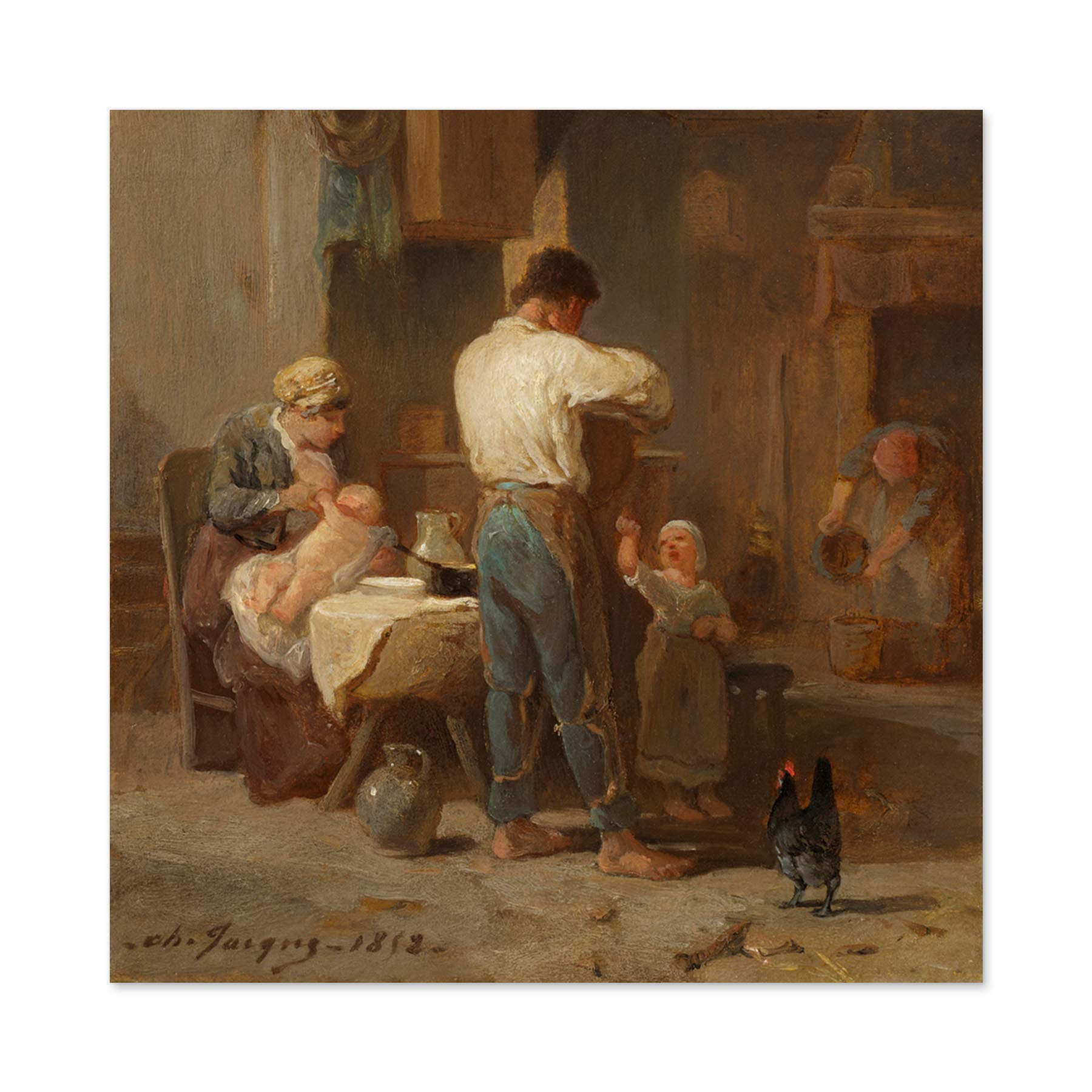 『パトリック・デマルシェリエ 』 Jac アート Amazon.com: Artery8 Charles Emile Jacque Interior 1852