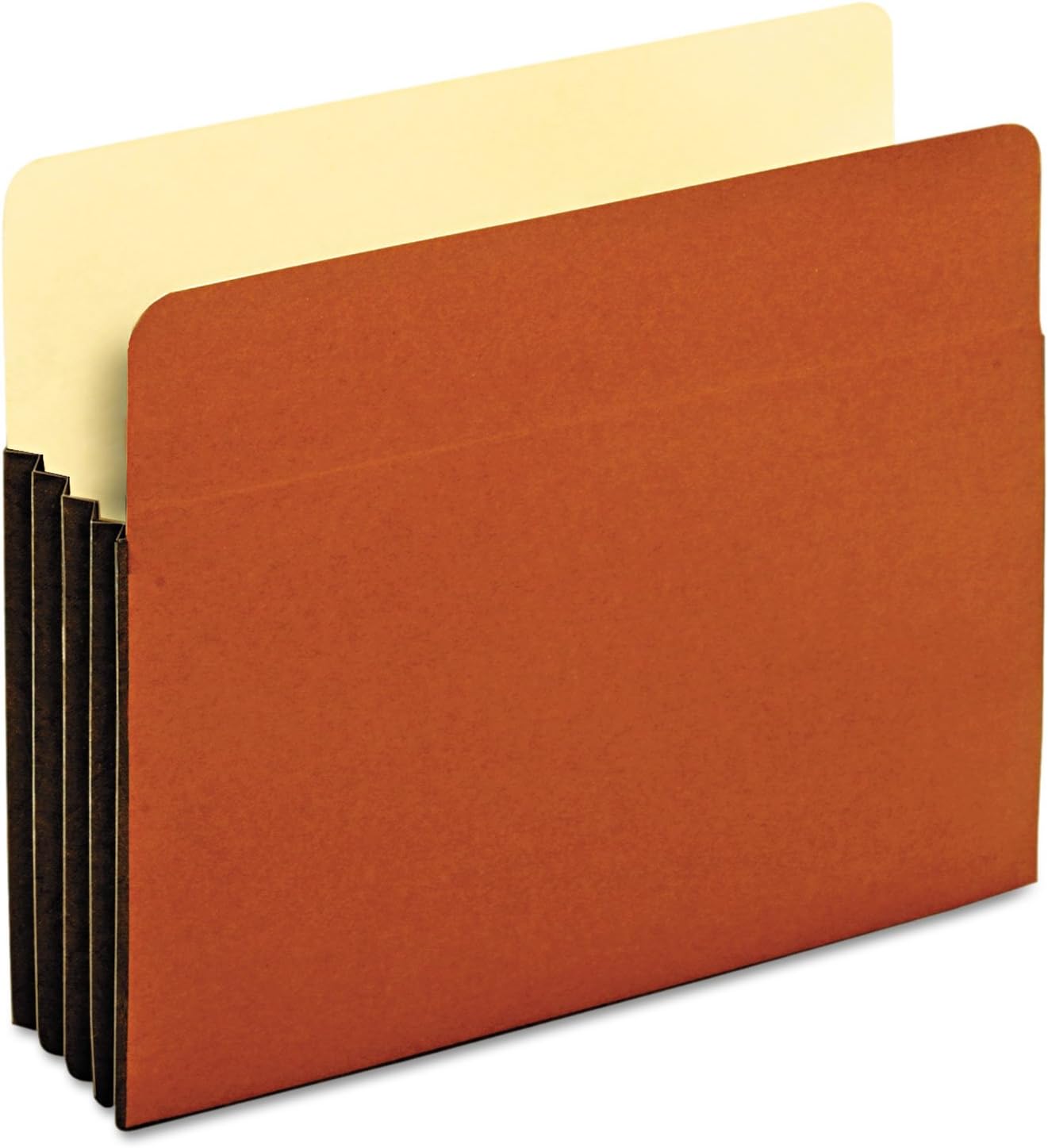 Globe-Weis/Pendaflex File Pockets, 3.5-Inch Expansion, Tyvek Gussets, Letter Size, Brown, 10 Pockets per Pack (63264)