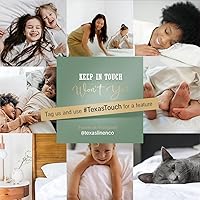 Vista 9 de TEXAS LINEN CO. Paquete de 2 juegos de sábanas de percal de algodón 100% orgánico, suaves, transpirables y refrescantes, con esquinas profundas