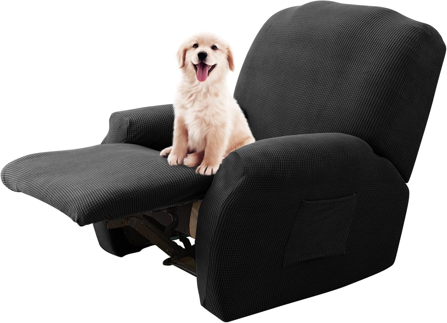 Lydevo Recliner Stretch Sofa Slipcovers 4Pieces Recliner