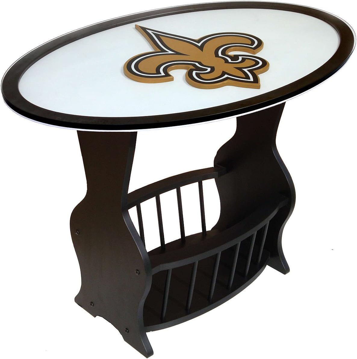 Fan Creations N0537NOS New Orleans Saints Logo End Table
