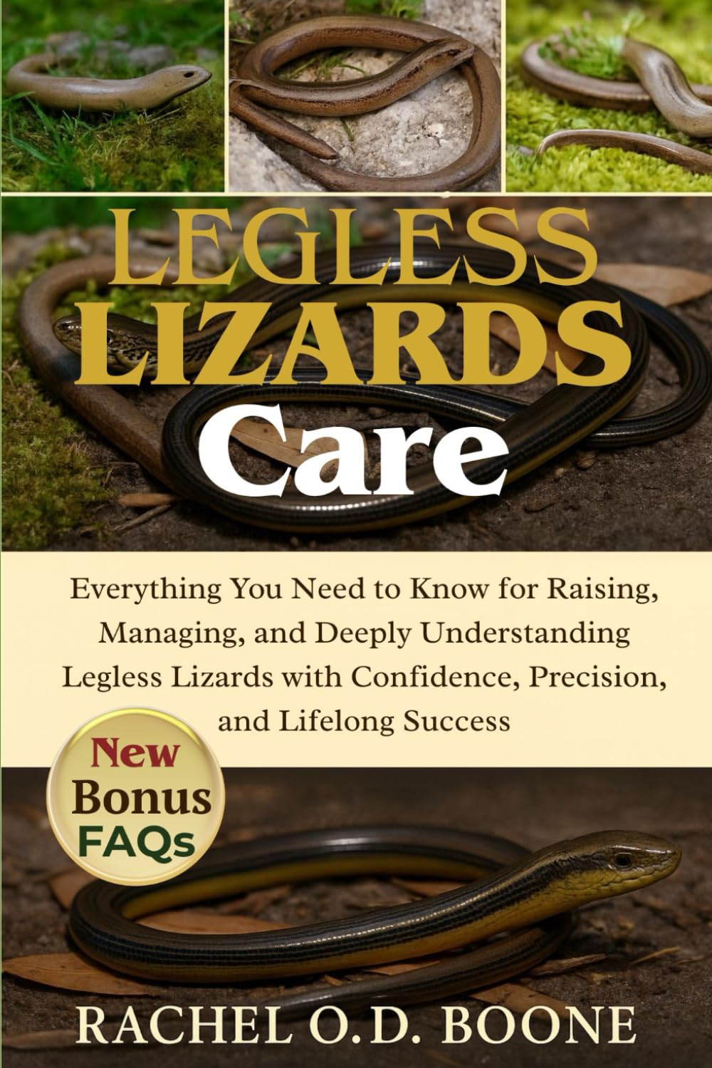 LEGLESS LIZARDS CARE: Everything You Need to Know for Raising, Managing, and Deeply Understanding Legless Lizards with Confidence, Precision, and Lifelong Success