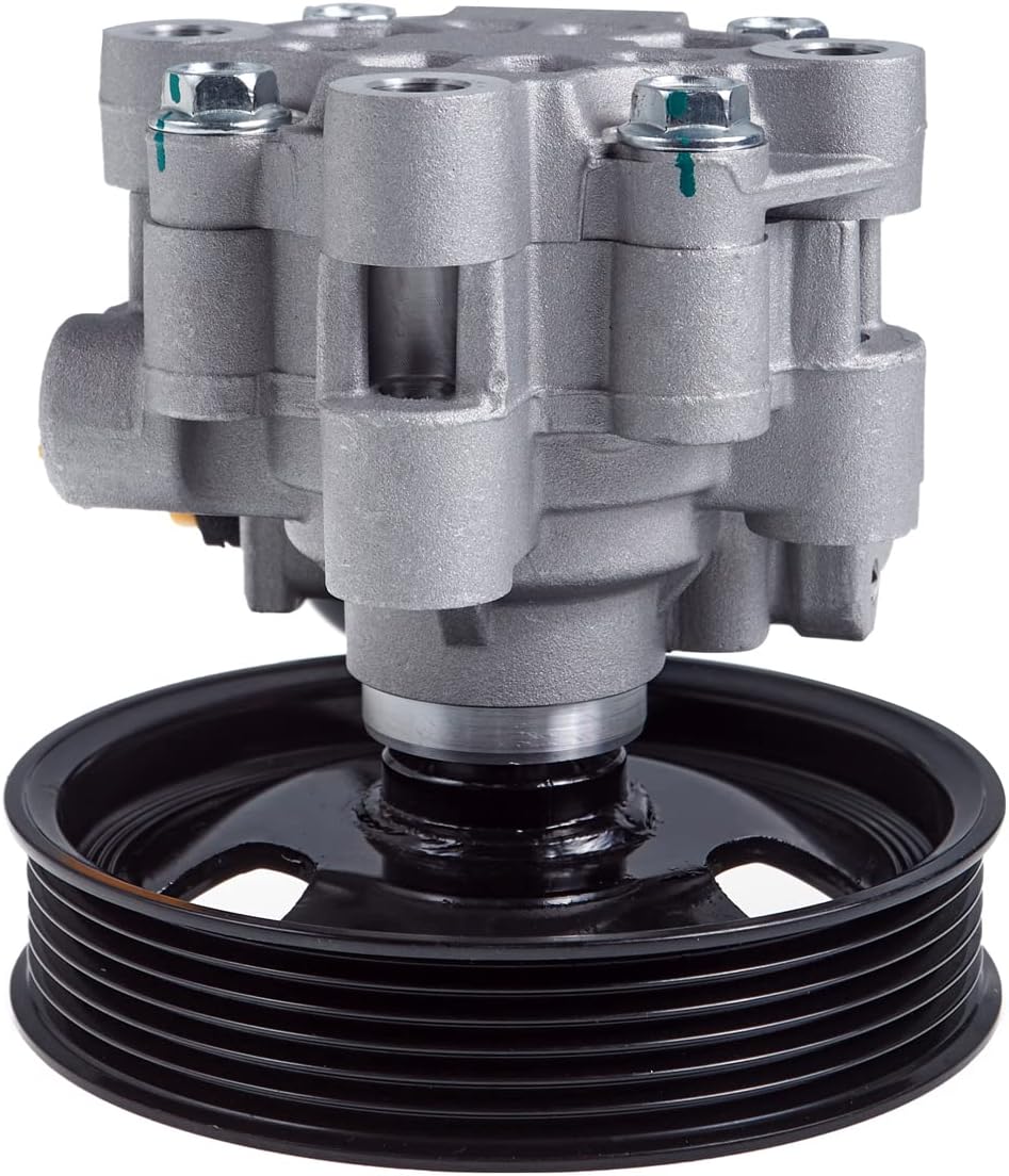 AUQDD 21-5445 New Power Steering Pump (For V8-5.7L) Compatible With 05-10 Chrysler 300/09-10 Dodge Challenger,06-10 Charger,05-08 Magnum (Power Assist Pump Replace 96-05445 4782524AC 4782524AD)