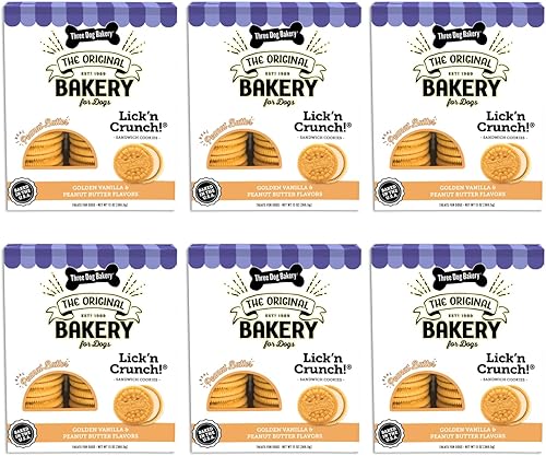 Vista 20 de Three Dog Bakery Lick'n Crunch galletas rellenas