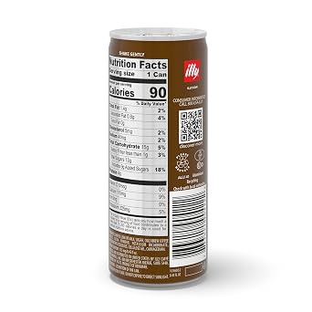 illy Ready To Drink Coffee Cappuccino Cold Brew Cans - Notes Of Milk & Chocolate - 100% Arabica - Smooth & Refreshing Taste - Convenient, Easy to Carry Drink 8.45 Fl Oz (Pack of 1)