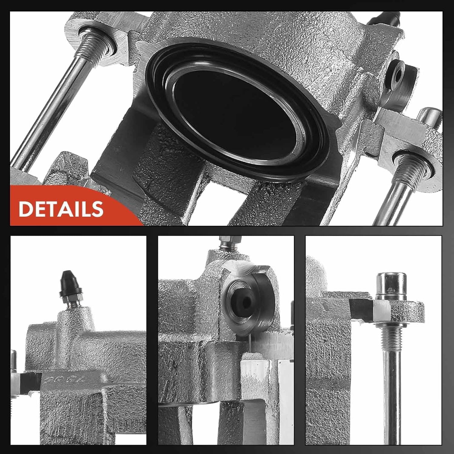 A-Premium Disc Brake Caliper Assembly Without Bracket Compatible with Select Chevy, Cadillac, GMC, Buick and Oldsmobile Models - Blazer, S10, Seville, Riviera, Jimmy, Sonoma, Syclone - Front Driver