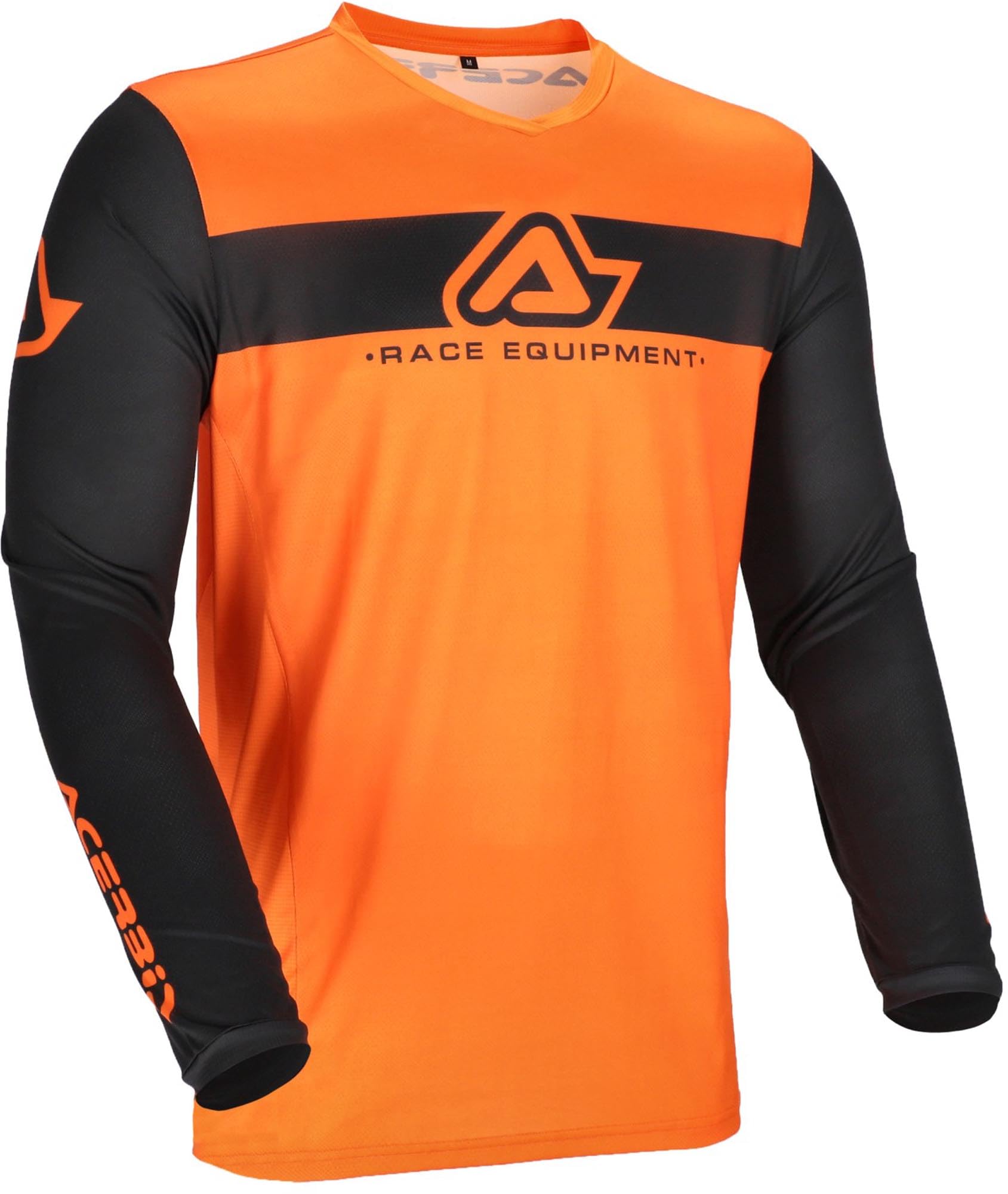 Acerbis MX J-Track Inc 2.0 Logo Maglia Motocross, nero/arancione, L