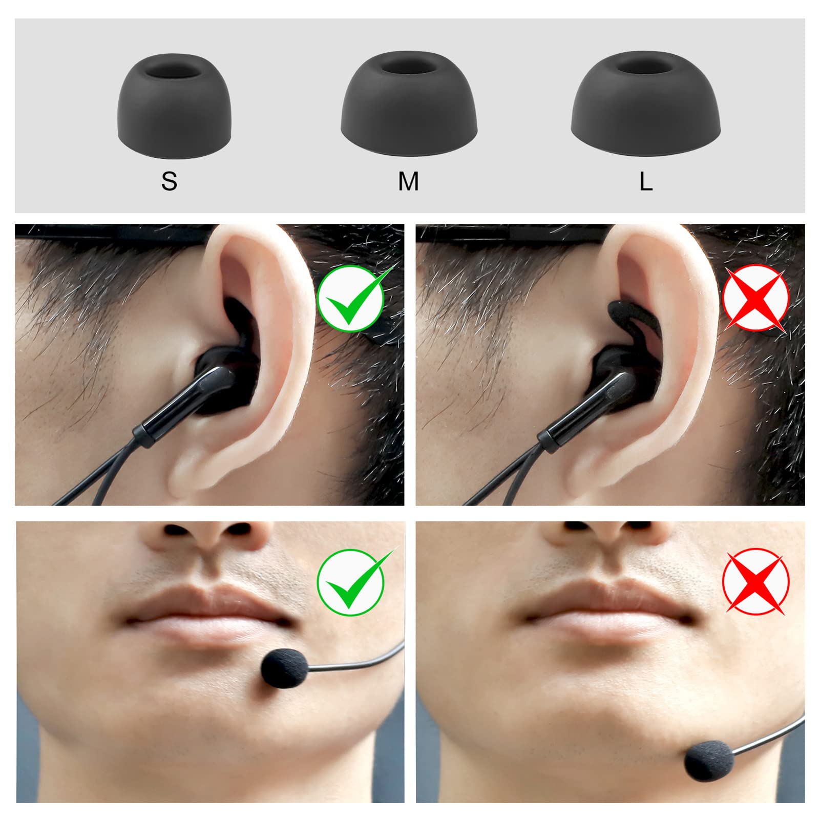 Casque D'arbitre avec Microphone écouteurs pour Arbitres de Football Handball
