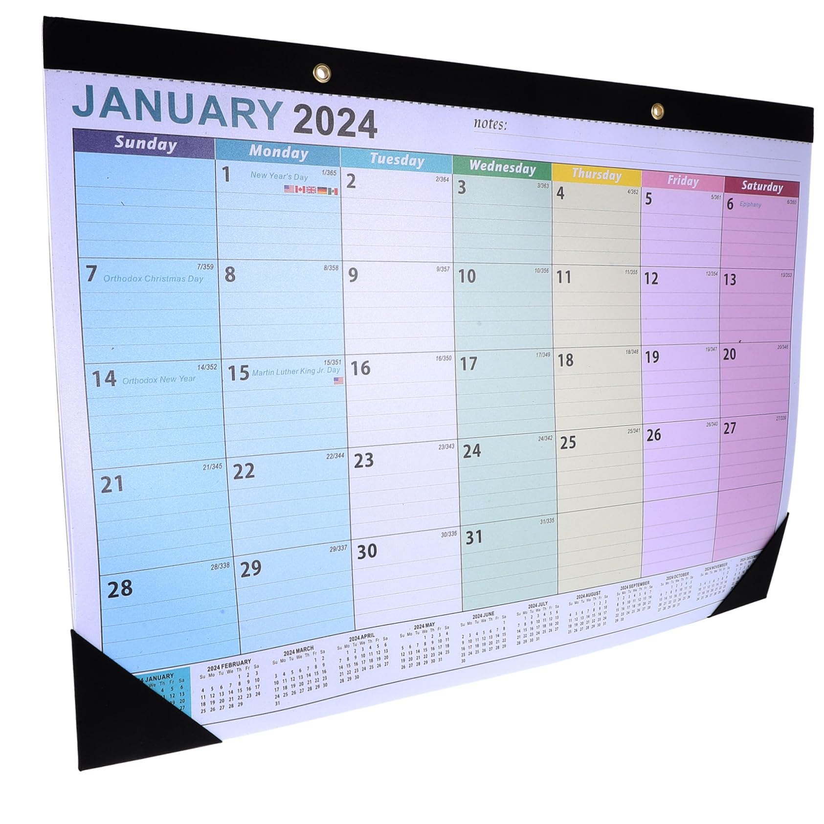 SEWACC 5stücke Hängender Wandkalender Monate Einfacher Monatskalender Für Büro Und Zuhause Für Terminplanung Und Organisation Glatte Oberfläche Design