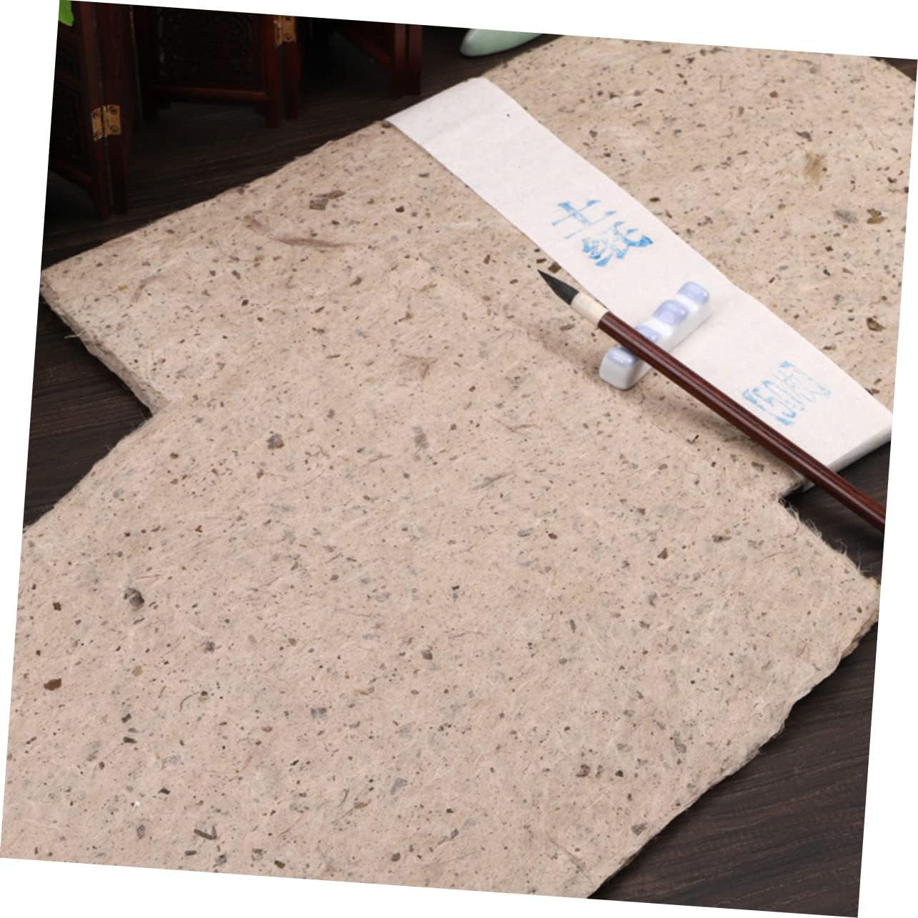 GLSTOY 100sheets Handmade for Calligraphy Drawing and Crafts Traditional Chinese Rice Thick and Textured for Beginners and Artists