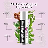 Vista 3 de Shoola - Bálsamo de alivio sin contacto, alivio natural del dolor de cabeza y migraña, alivio del dolor ayurvédico a base de hierbas para sienes