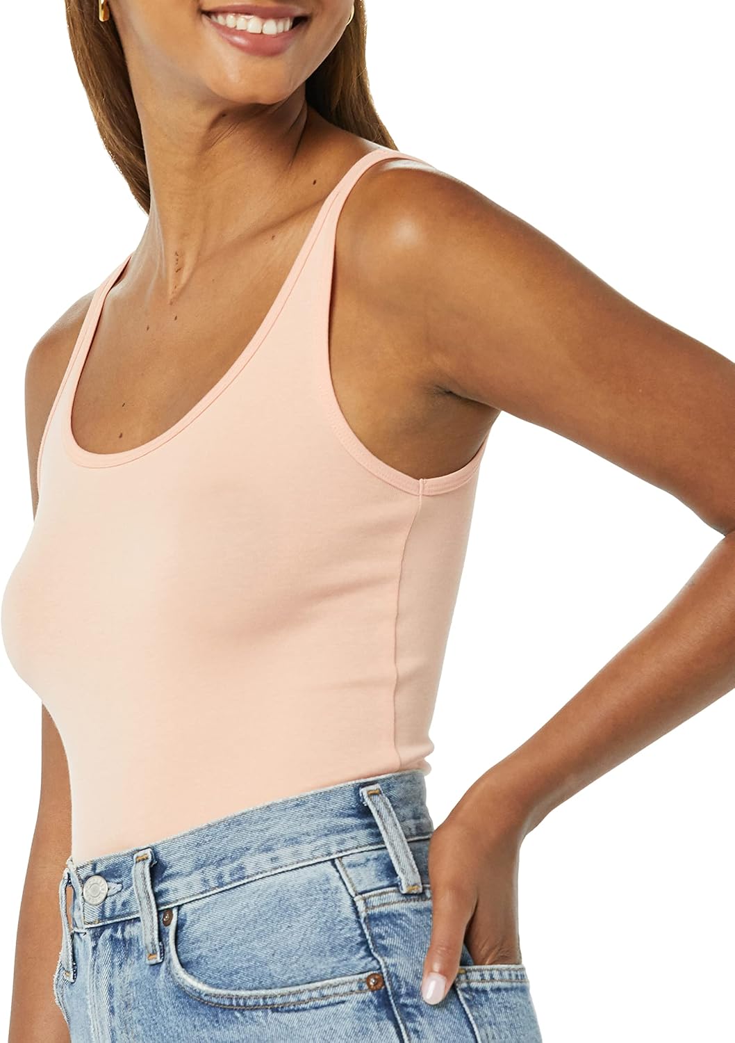 Women's Slim-Fit Thin Strap Tank Top image 6