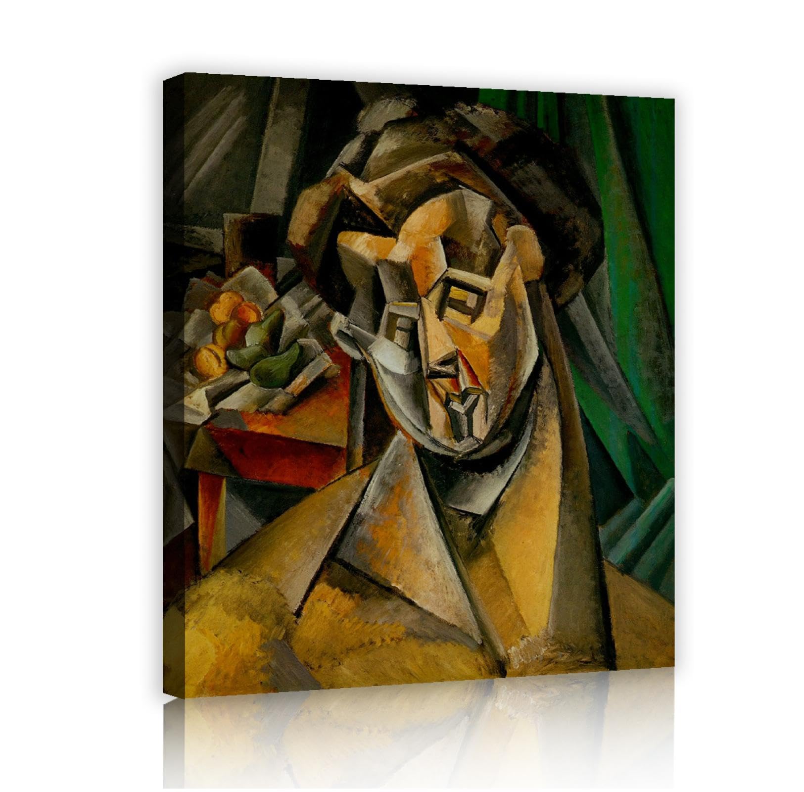 Tableau Picasso portrait homme abstrait de haute qualité avec châssis - 8