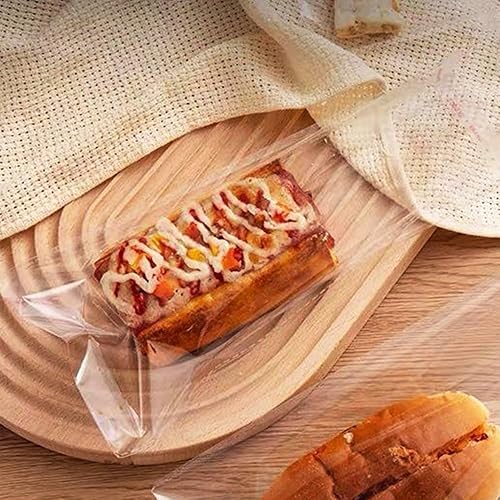 Miniatura 7 de WerkaSi Paquete de 150 fundas de plástico para galletas, bolsas de celofán de 5 x 7 pulgadas, autoadhesivas, sobres transparentes para fotos, bolsas