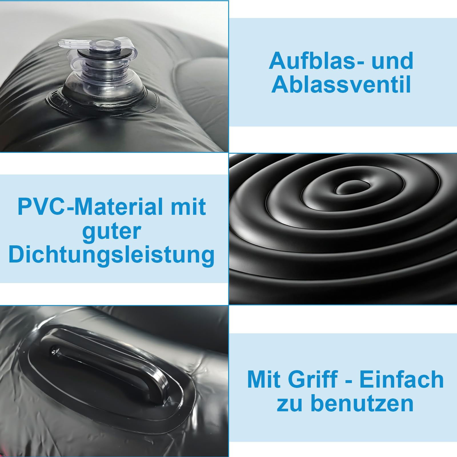 165 cm hinchable cubierta redonda térmica de bajo consumo con asas, resistente a la lluvia, resistente al viento, fácil de poner y quitar, cubierta de piscina para exteriores e Intex Whirlpools