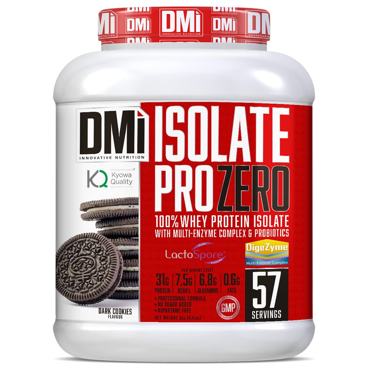 DMI INNOVATIVE NUTRITION Isolate Pro Zero 2 kg Smak Black Cookie