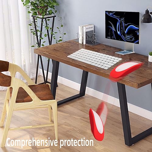 Miniatura 5 de AKSHFETH Protector de silicona para Apple Magic Mouse 2, iMac Magic Mouse Funda para Apple Magic Mouse 1 y II Funda protectora anticaídas (negro)