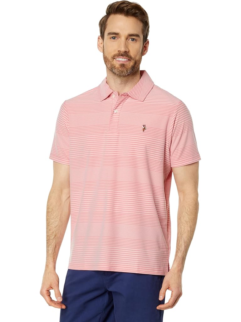 U.S. POLO ASSN. Yarn-Dye Poly Interlock Polo